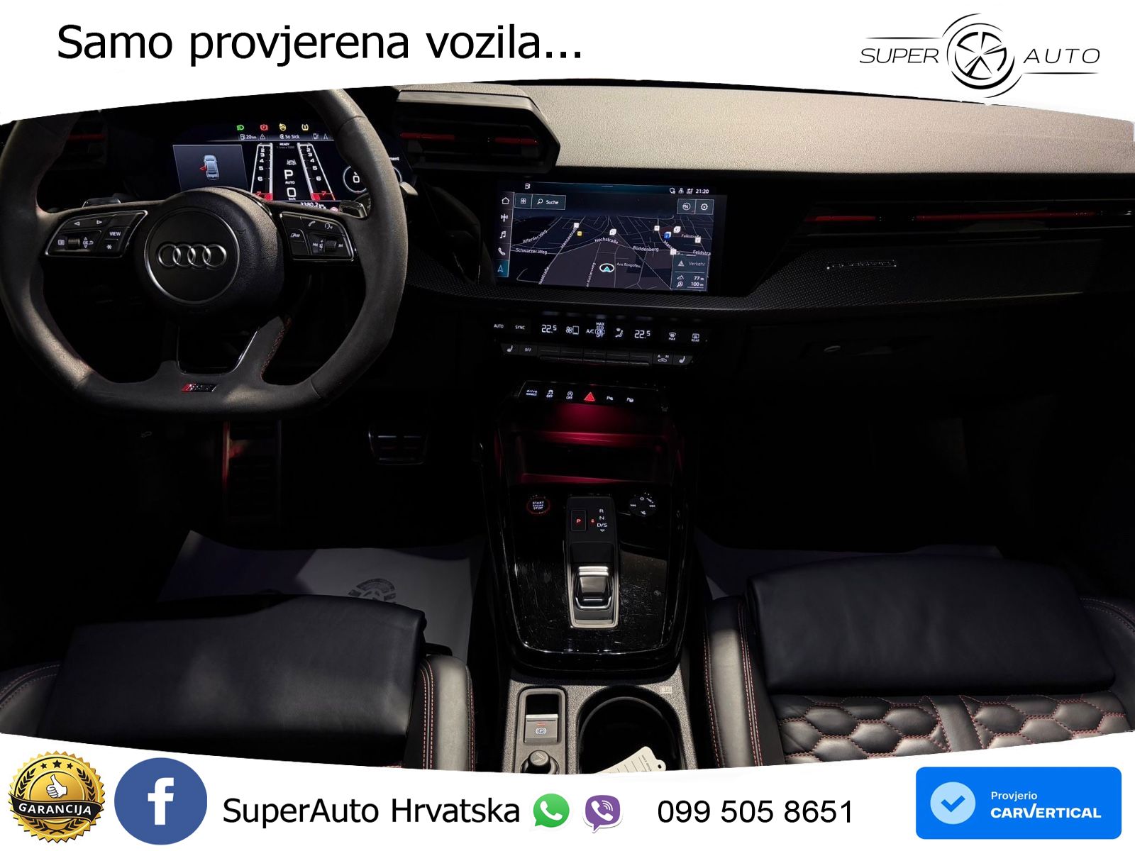 Audi RS3 Sportback 2.5 TFSI (400 KS) quattro S tronic MATRIX+GR SJED+KAM