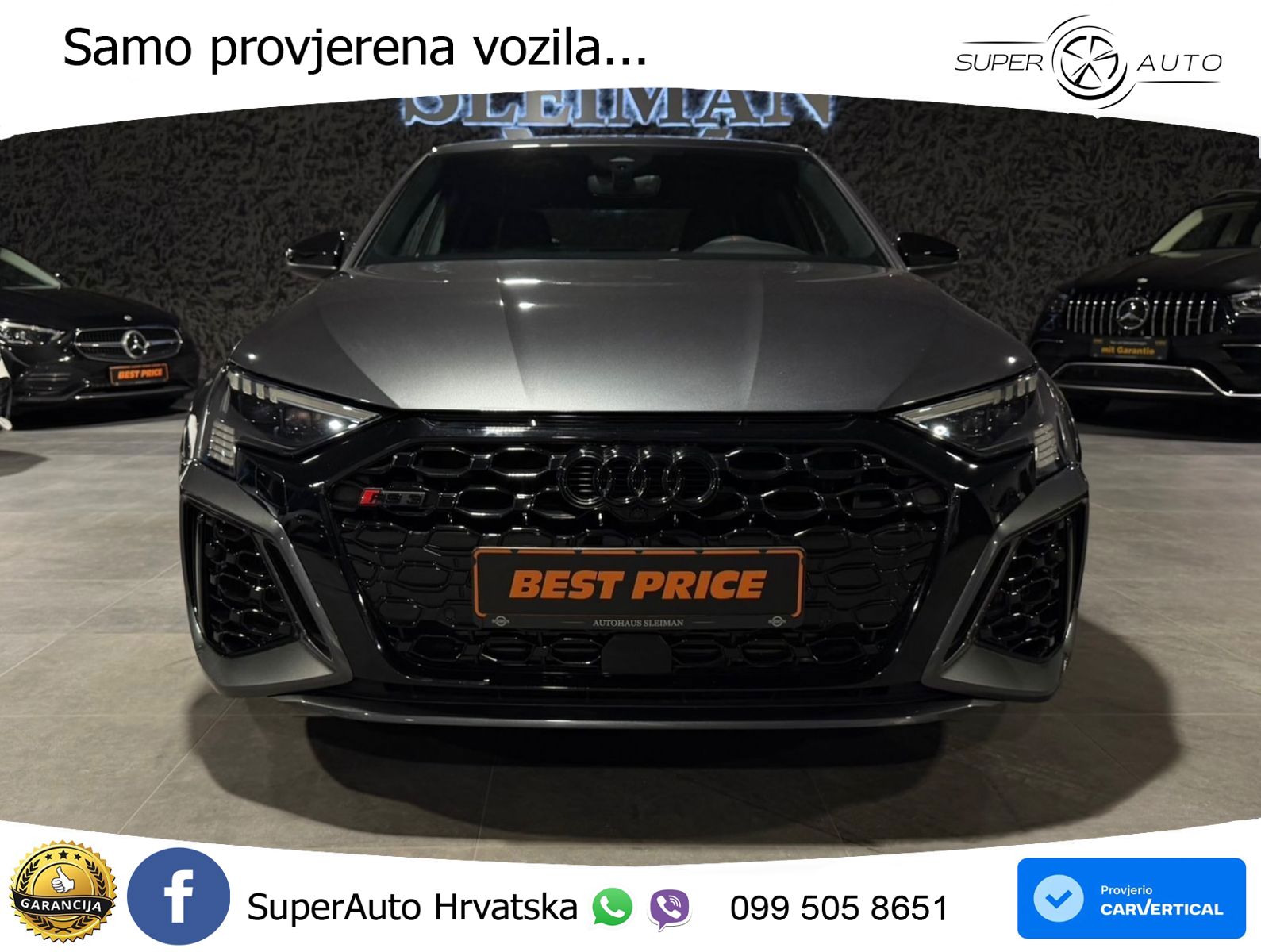 Audi RS3 Sportback 2.5 TFSI (400 KS) quattro S tronic MATRIX+GR SJED+KAM
