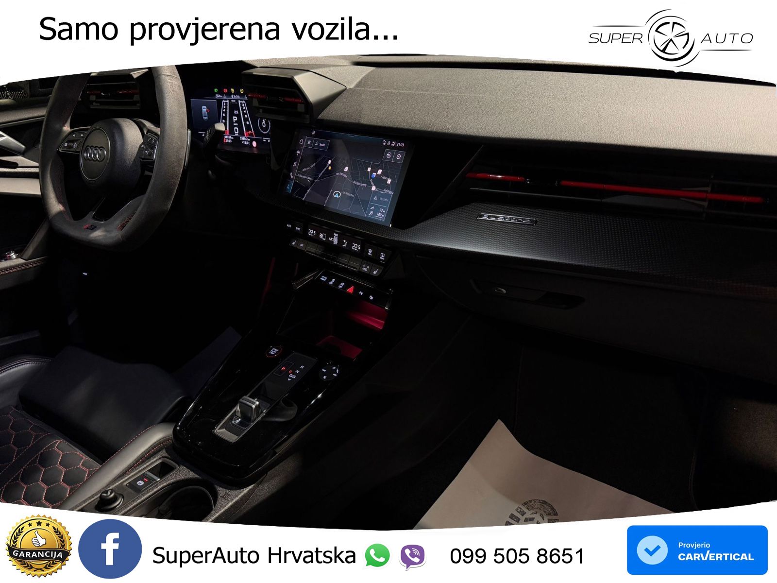 Audi RS3 Sportback 2.5 TFSI (400 KS) quattro S tronic MATRIX+GR SJED+KAM