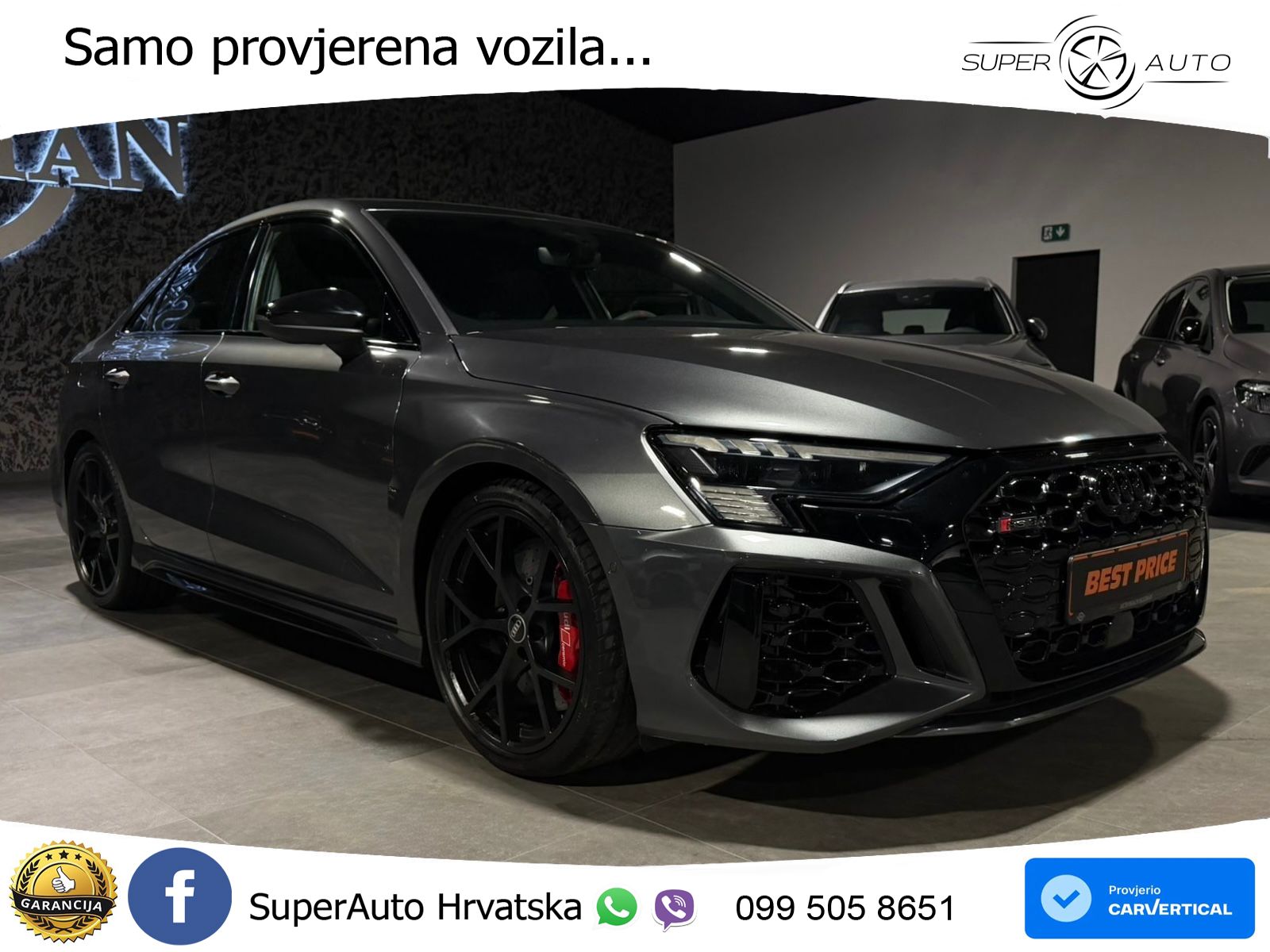 Audi RS3 Sportback 2.5 TFSI (400 KS) quattro S tronic MATRIX+GR SJED+KAM