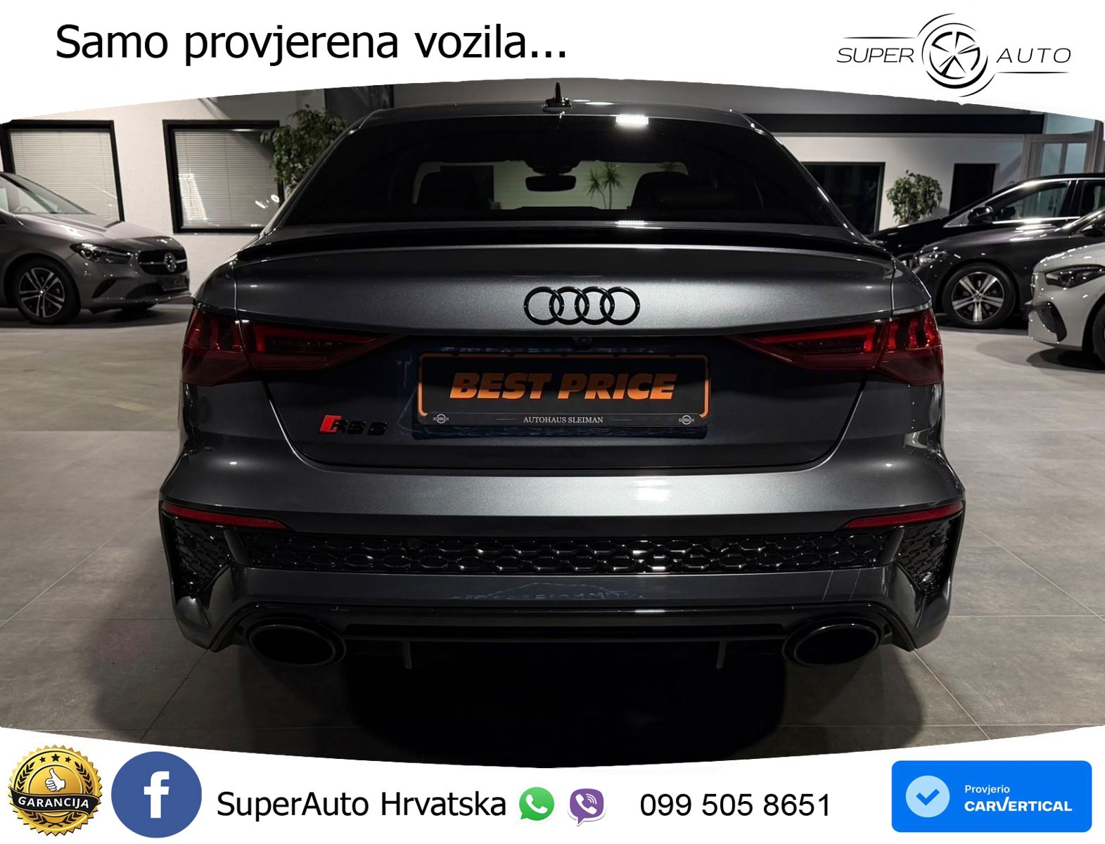 Audi RS3 Sportback 2.5 TFSI (400 KS) quattro S tronic MATRIX+GR SJED+KAM