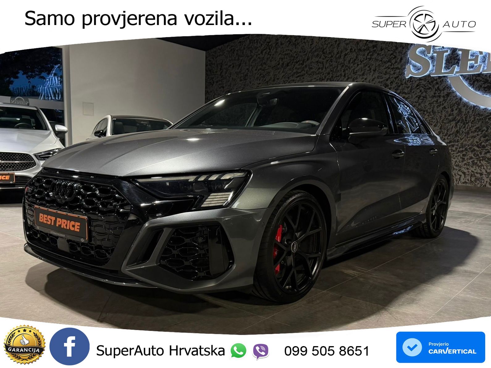 Audi RS3 Sportback 2.5 TFSI (400 KS) quattro S tronic MATRIX+GR SJED+KAM