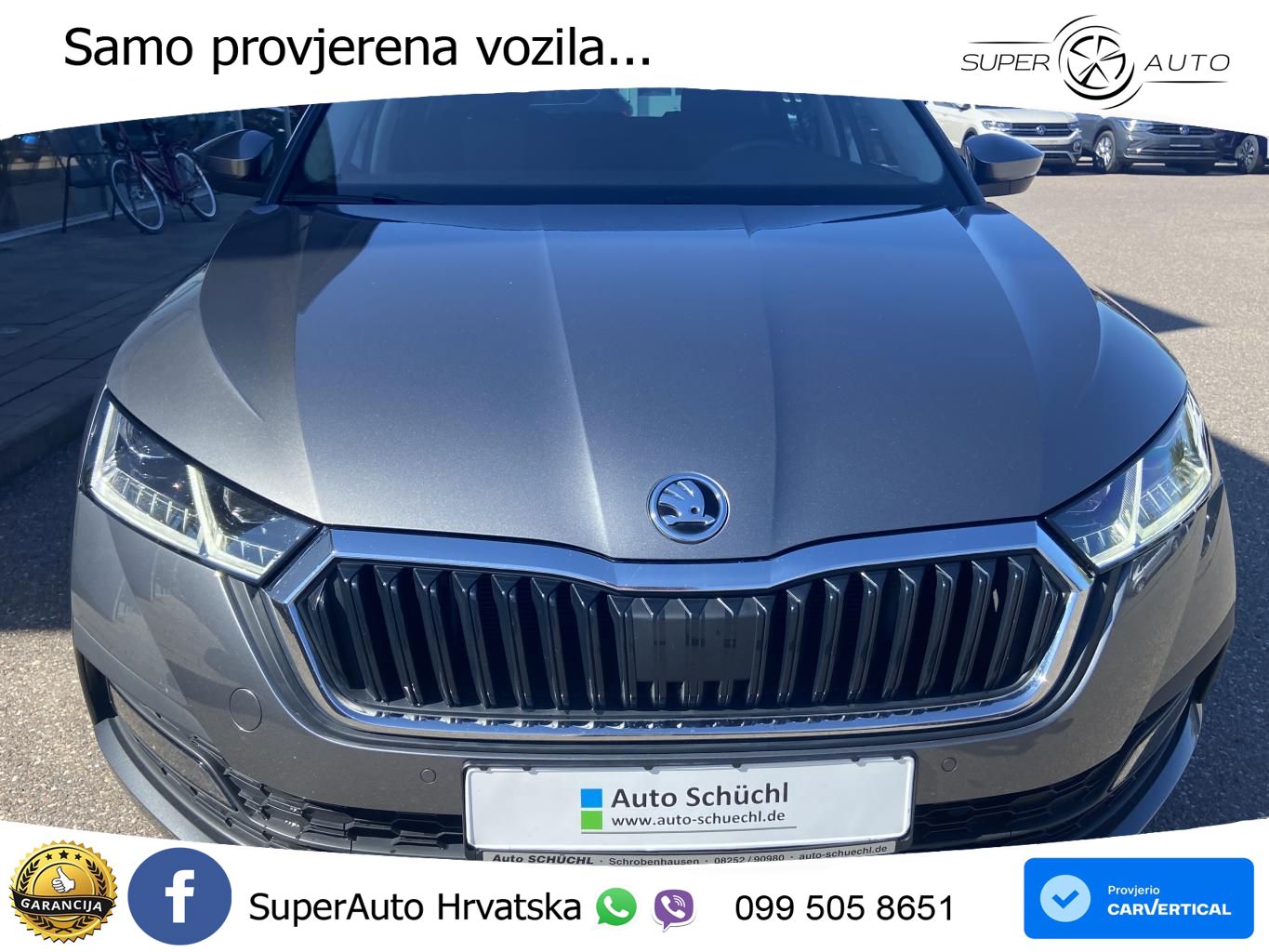 Škoda Octavia Combi 2.0 TDI (150 KS) DSG LED+GR SJED+ACC