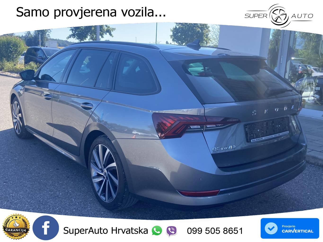 Škoda Octavia Combi 2.0 TDI (150 KS) DSG LED+GR SJED+ACC