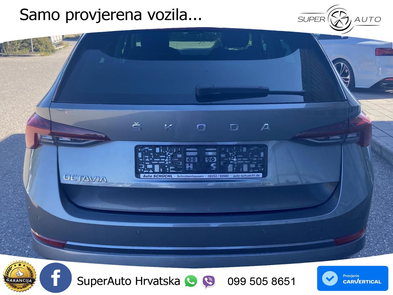 Škoda Octavia Combi 2.0 TDI (150 KS) DSG LED+GR SJED+ACC