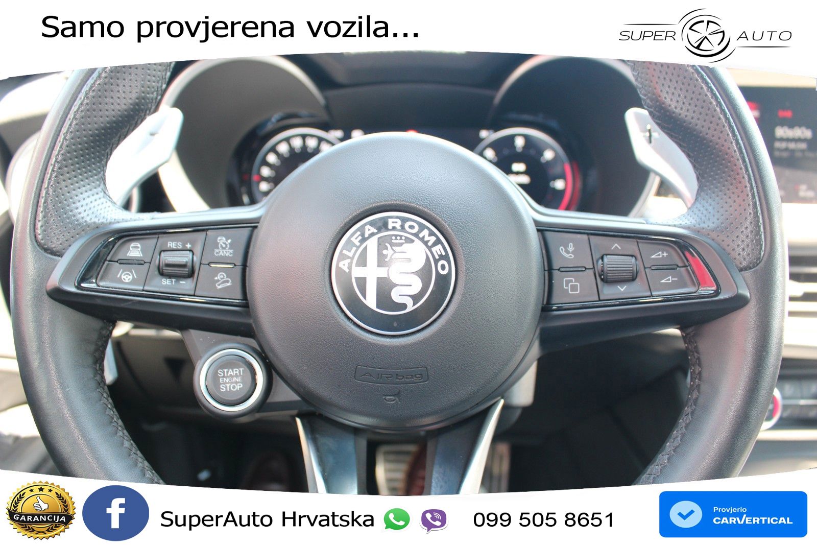 Alfa Romeo Stelvio 2.2 MultiJet II (210 KS) Q4 Automatic LED+GR SJED+ACC