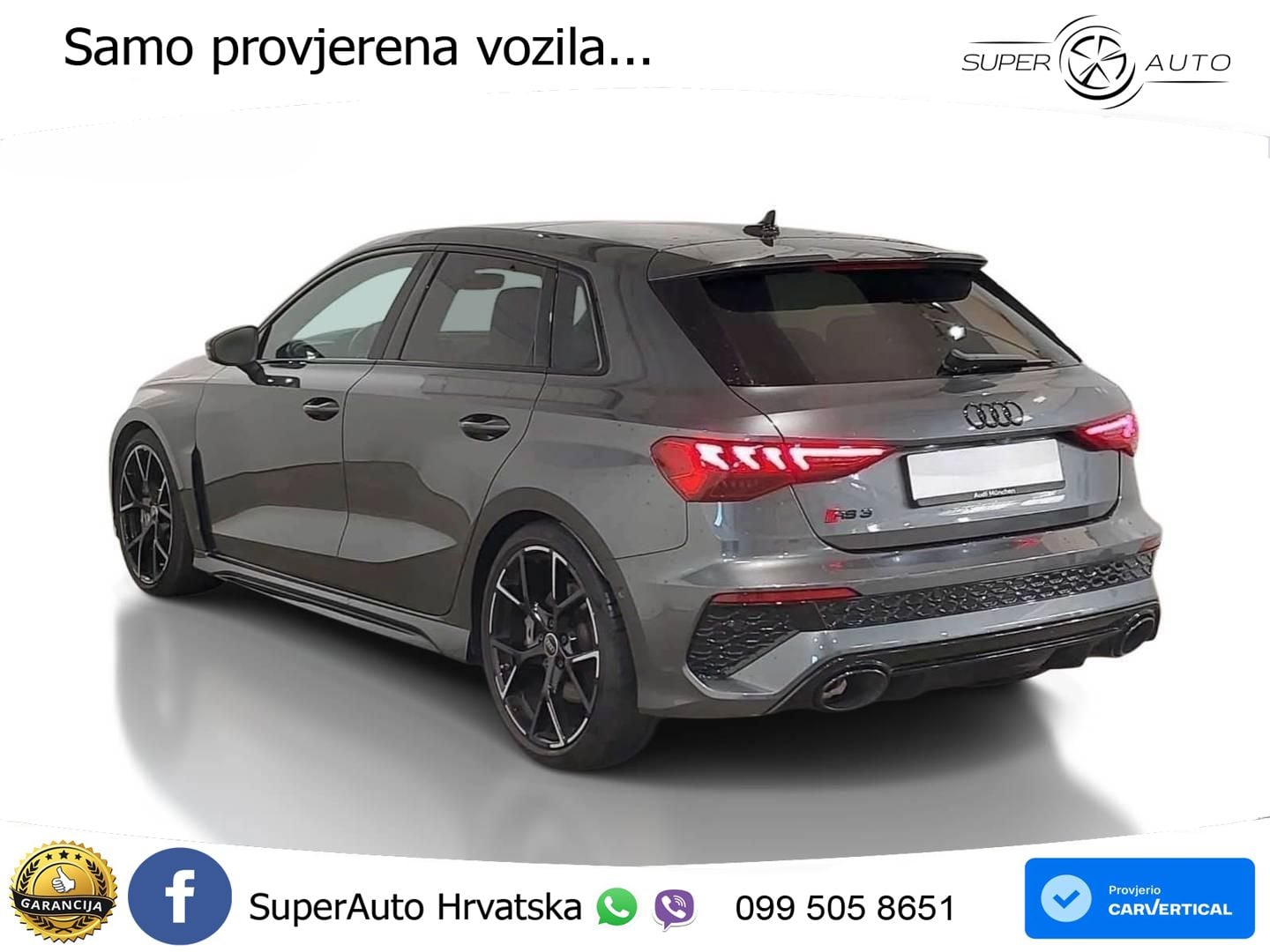 Audi RS3 Sedan 2.5 TFSI (400 KS) quattro S tronic MATRIX+GR SJED+KAM