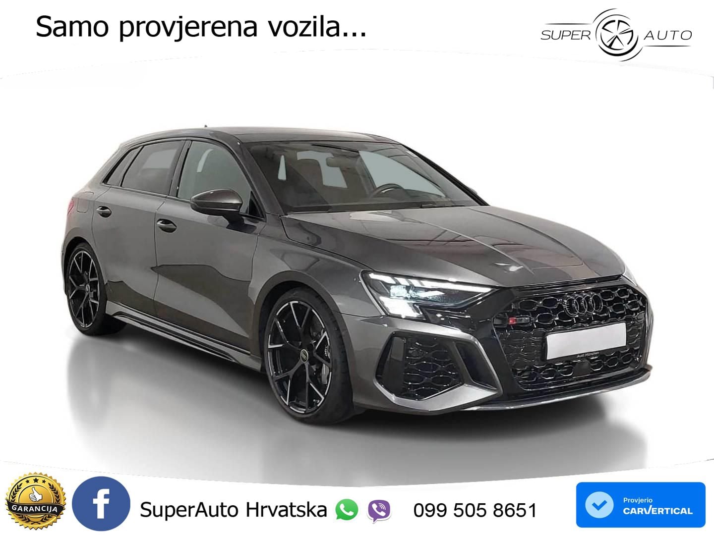 Audi RS3 Sedan 2.5 TFSI (400 KS) quattro S tronic MATRIX+GR SJED+KAM