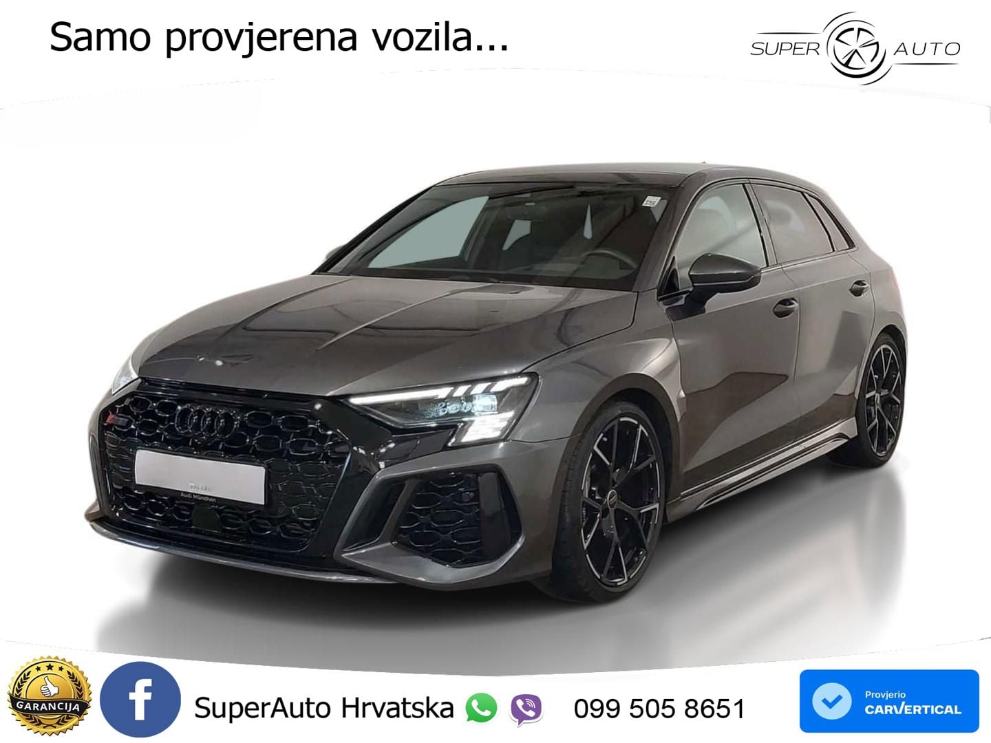 Audi RS3 Sedan 2.5 TFSI (400 KS) quattro S tronic MATRIX+GR SJED+KAM