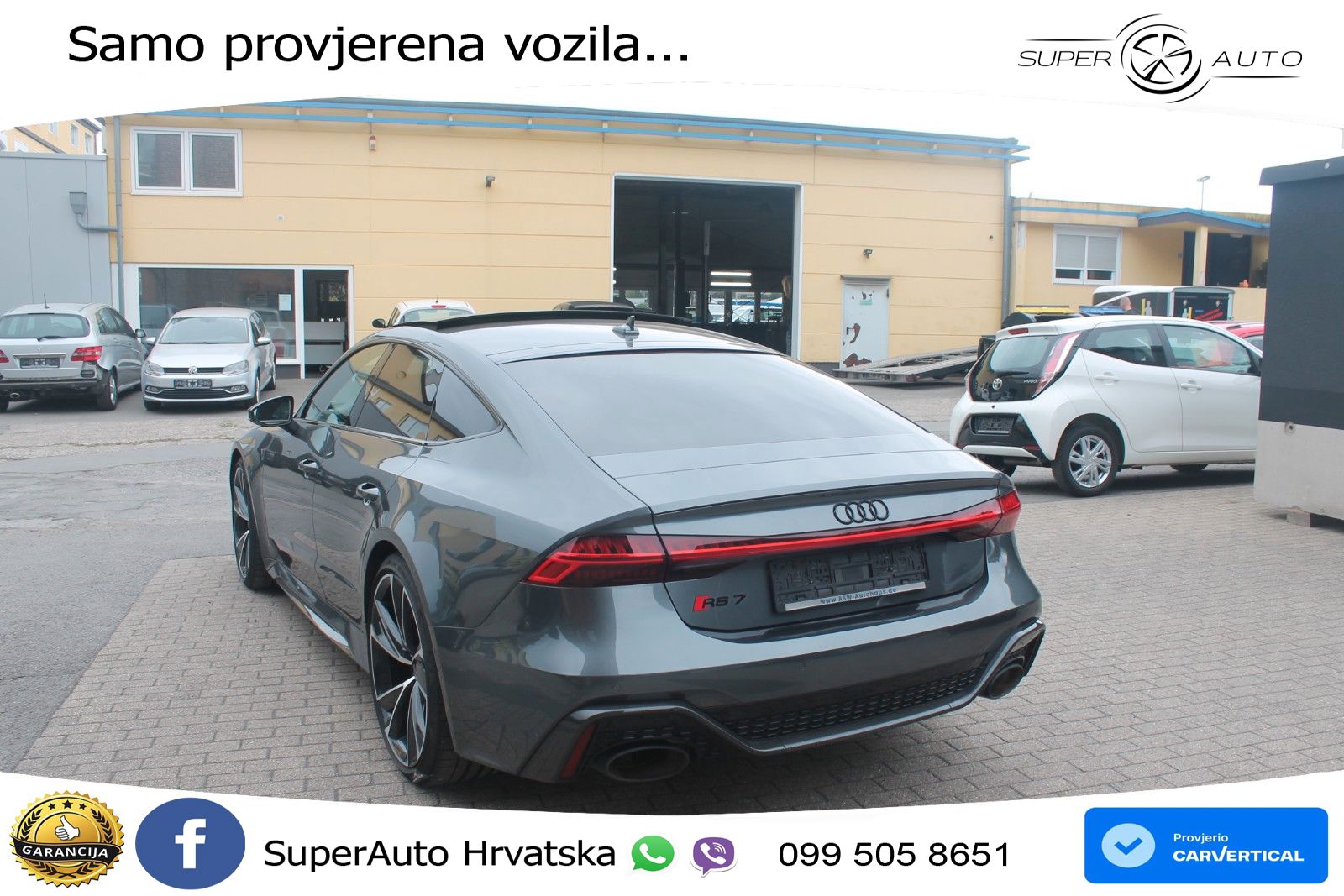 Audi RS7 4.0 TFSI V8 (600 KS) quattro tiptronic LED+GR SJED+ACC