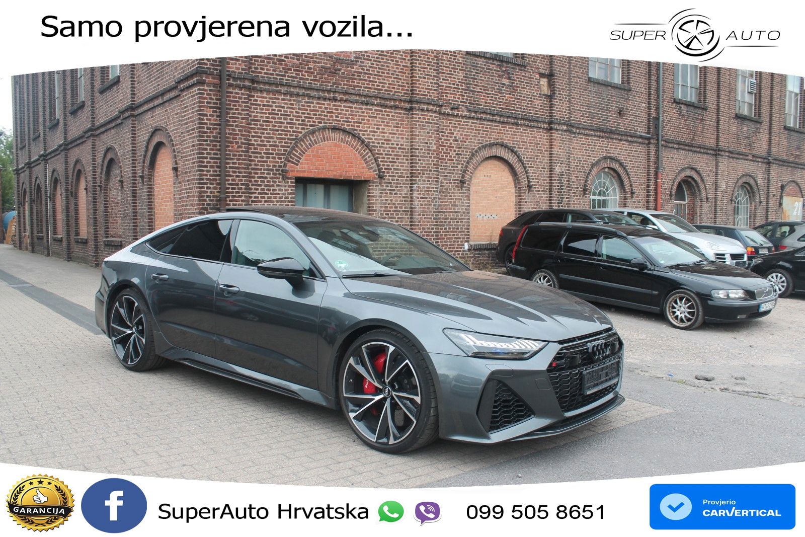 Audi RS7 4.0 TFSI V8 (600 KS) quattro tiptronic LED+GR SJED+ACC