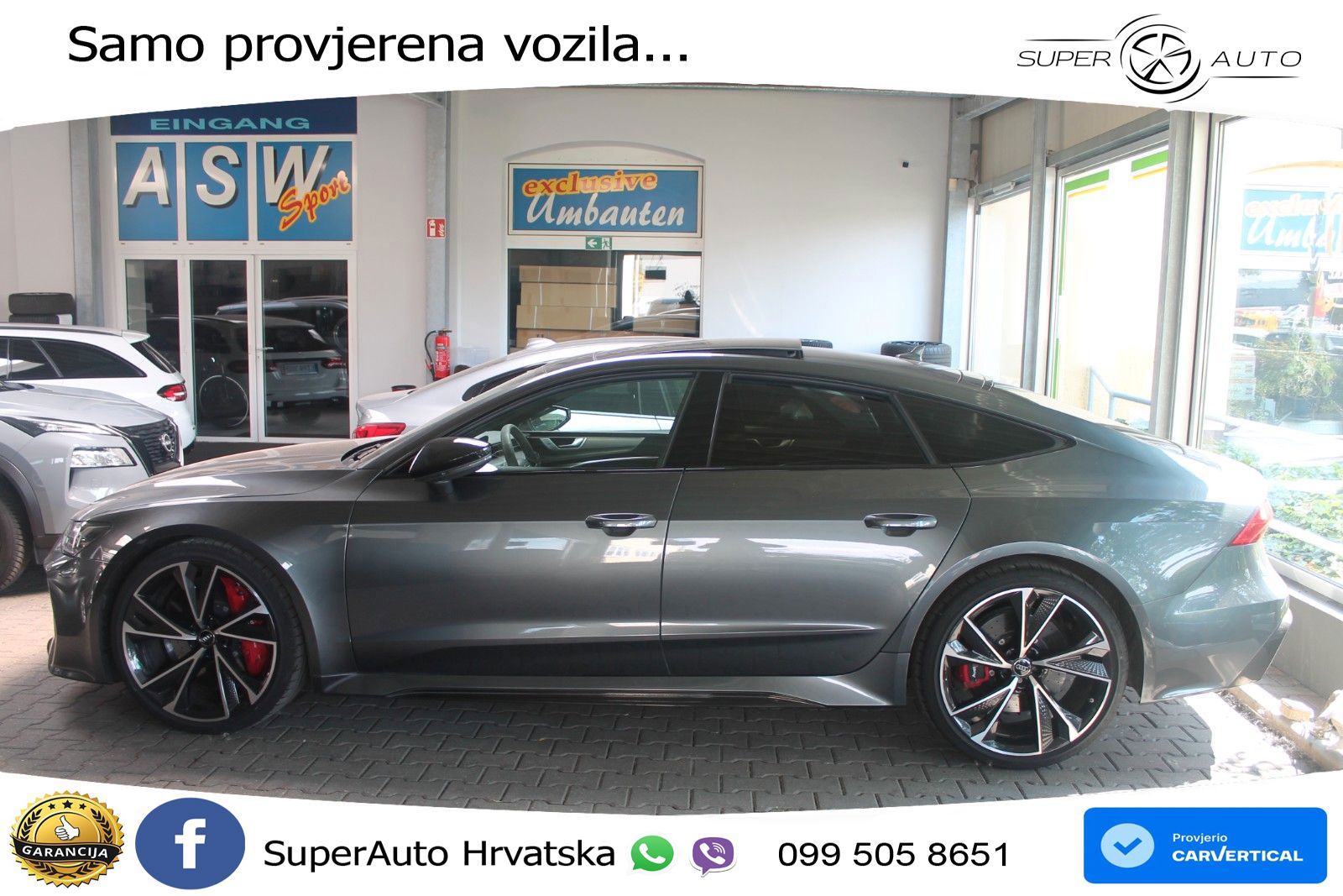 Audi RS7 4.0 TFSI V8 (600 KS) quattro tiptronic LED+GR SJED+ACC