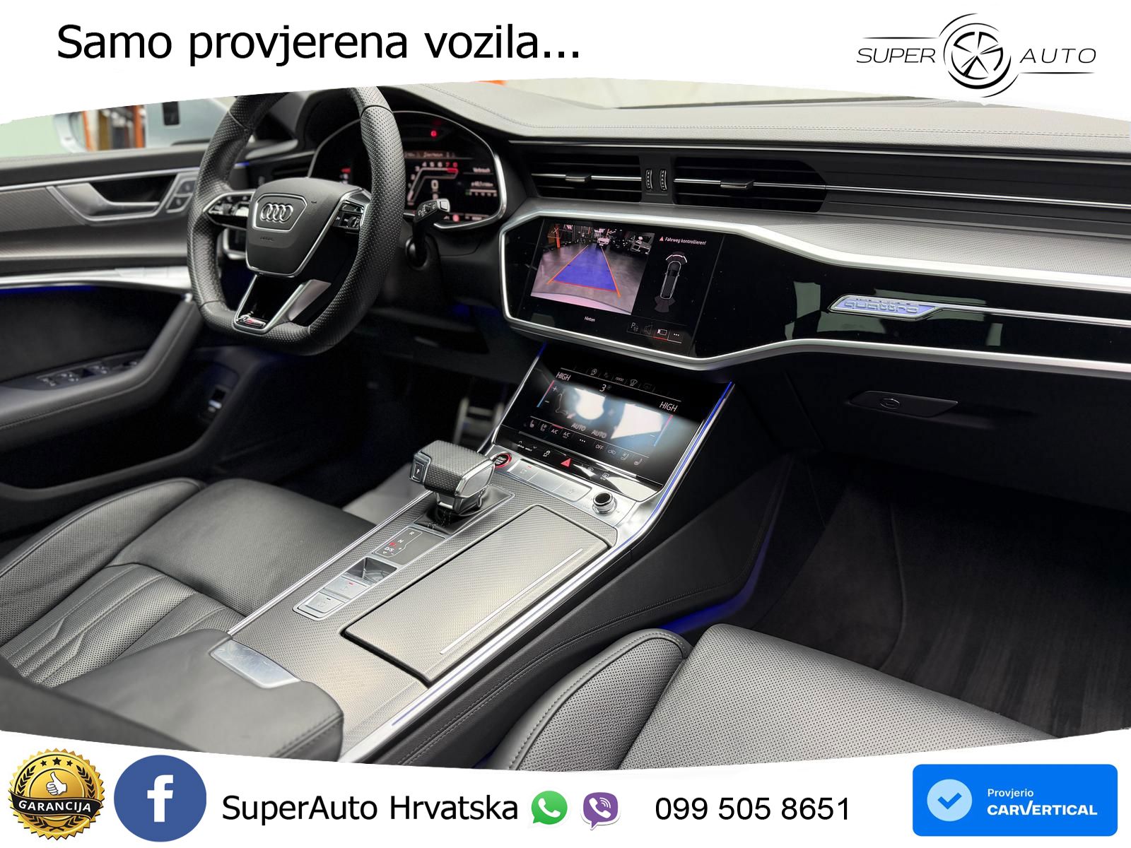 Audi RS6 Avant 4.0 TFSI V8 (600 KS) quattro Tiptronic ZRAČNI+ACC+GR SJED+KAM+PANO