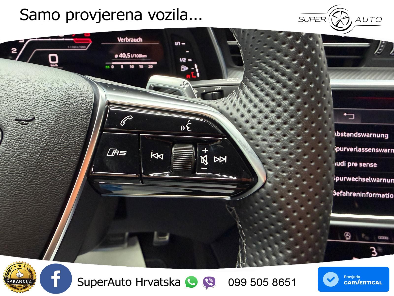 Audi RS6 Avant 4.0 TFSI V8 (600 KS) quattro Tiptronic ZRAČNI+ACC+GR SJED+KAM+PANO