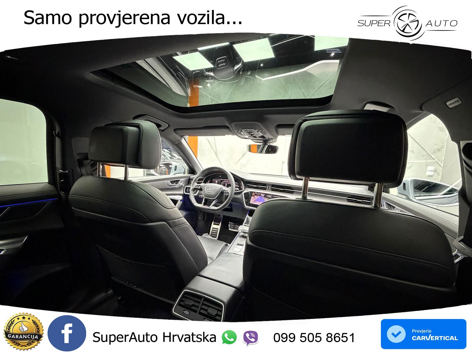 Audi RS6 Avant 4.0 TFSI V8 (600 KS) quattro Tiptronic ZRAČNI+ACC+GR SJED+KAM+PANO