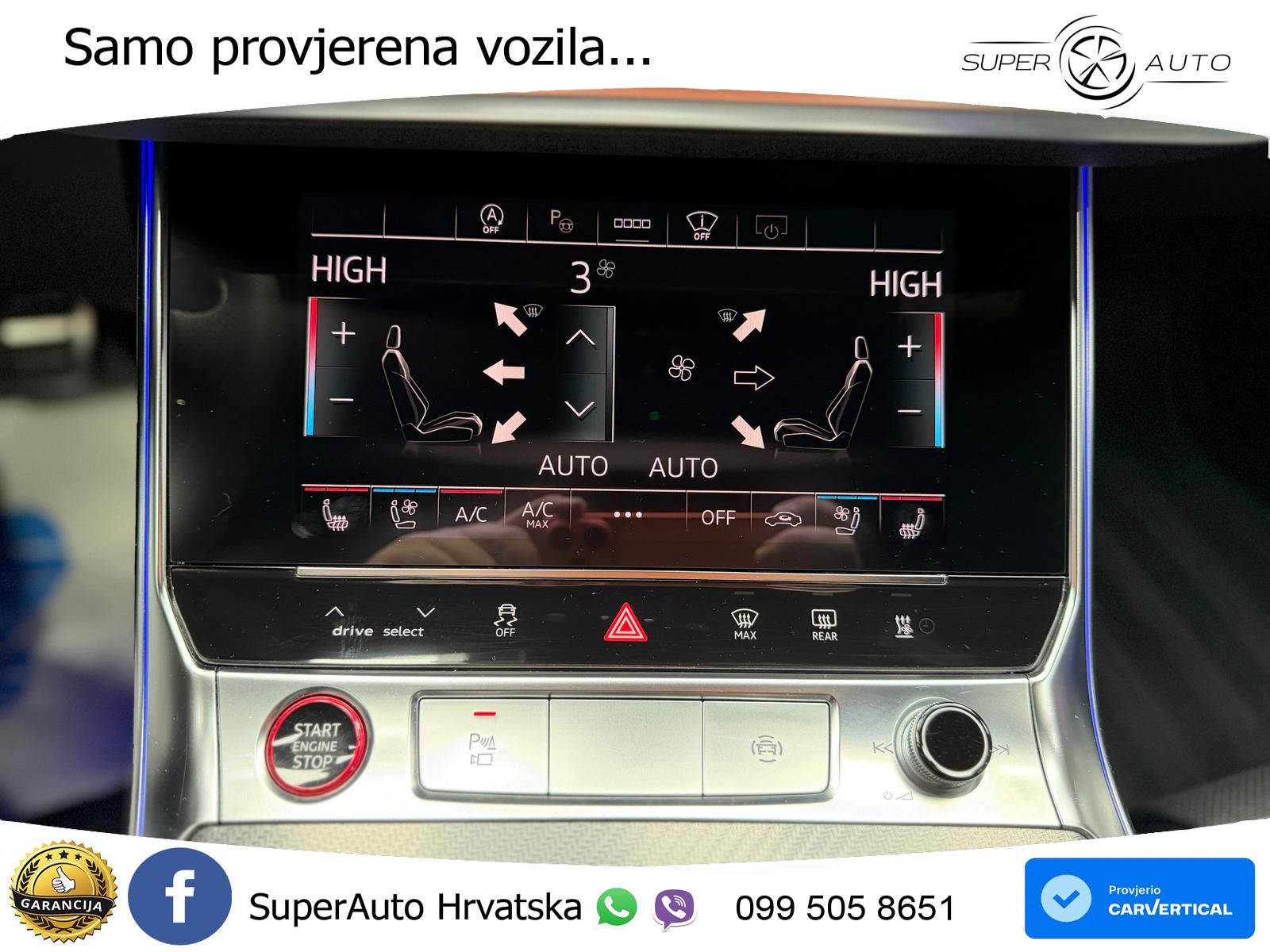 Audi RS6 Avant 4.0 TFSI V8 (600 KS) quattro Tiptronic ZRAČNI+ACC+GR SJED+KAM+PANO