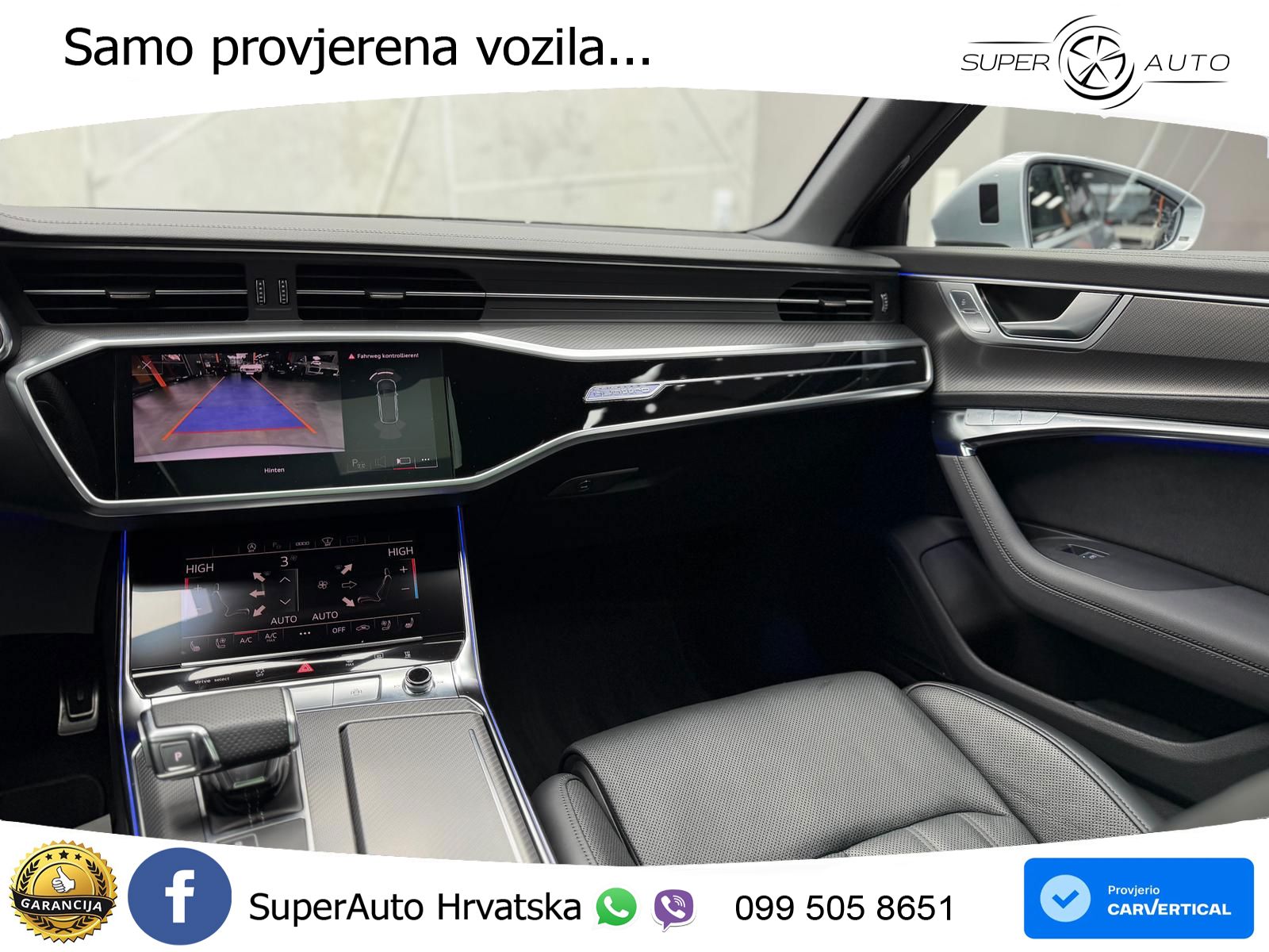 Audi RS6 Avant 4.0 TFSI V8 (600 KS) quattro Tiptronic ZRAČNI+ACC+GR SJED+KAM+PANO