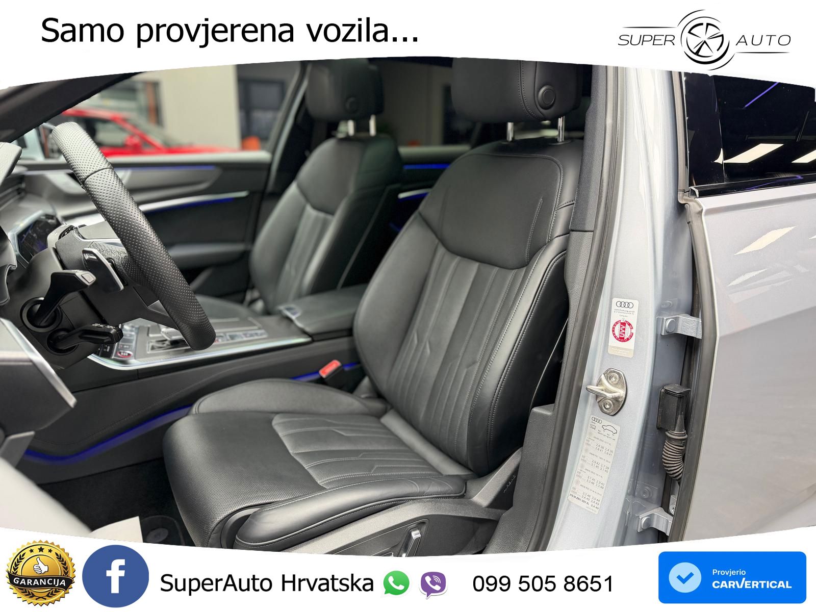 Audi RS6 Avant 4.0 TFSI V8 (600 KS) quattro Tiptronic ZRAČNI+ACC+GR SJED+KAM+PANO
