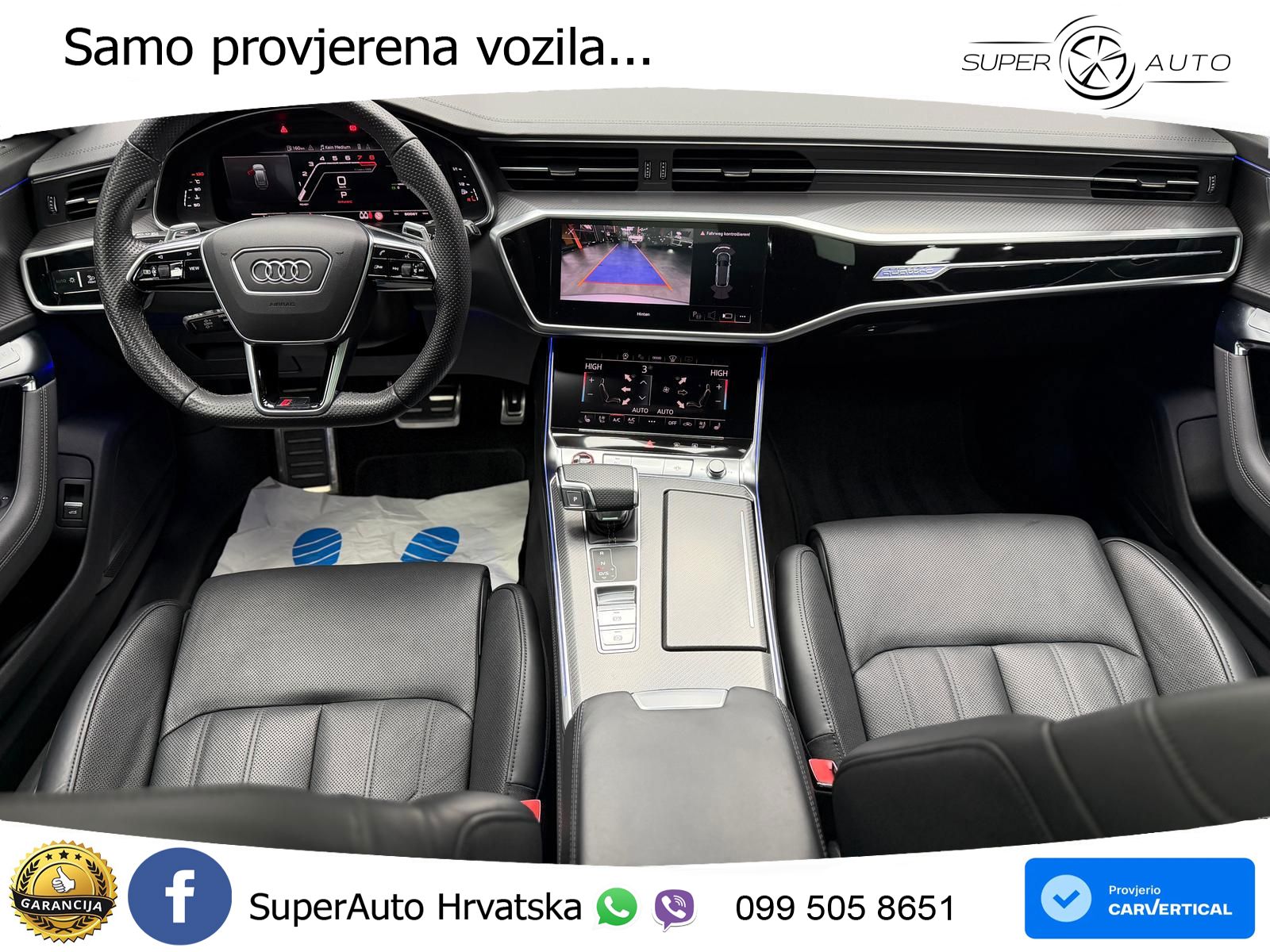 Audi RS6 Avant 4.0 TFSI V8 (600 KS) quattro Tiptronic ZRAČNI+ACC+GR SJED+KAM+PANO