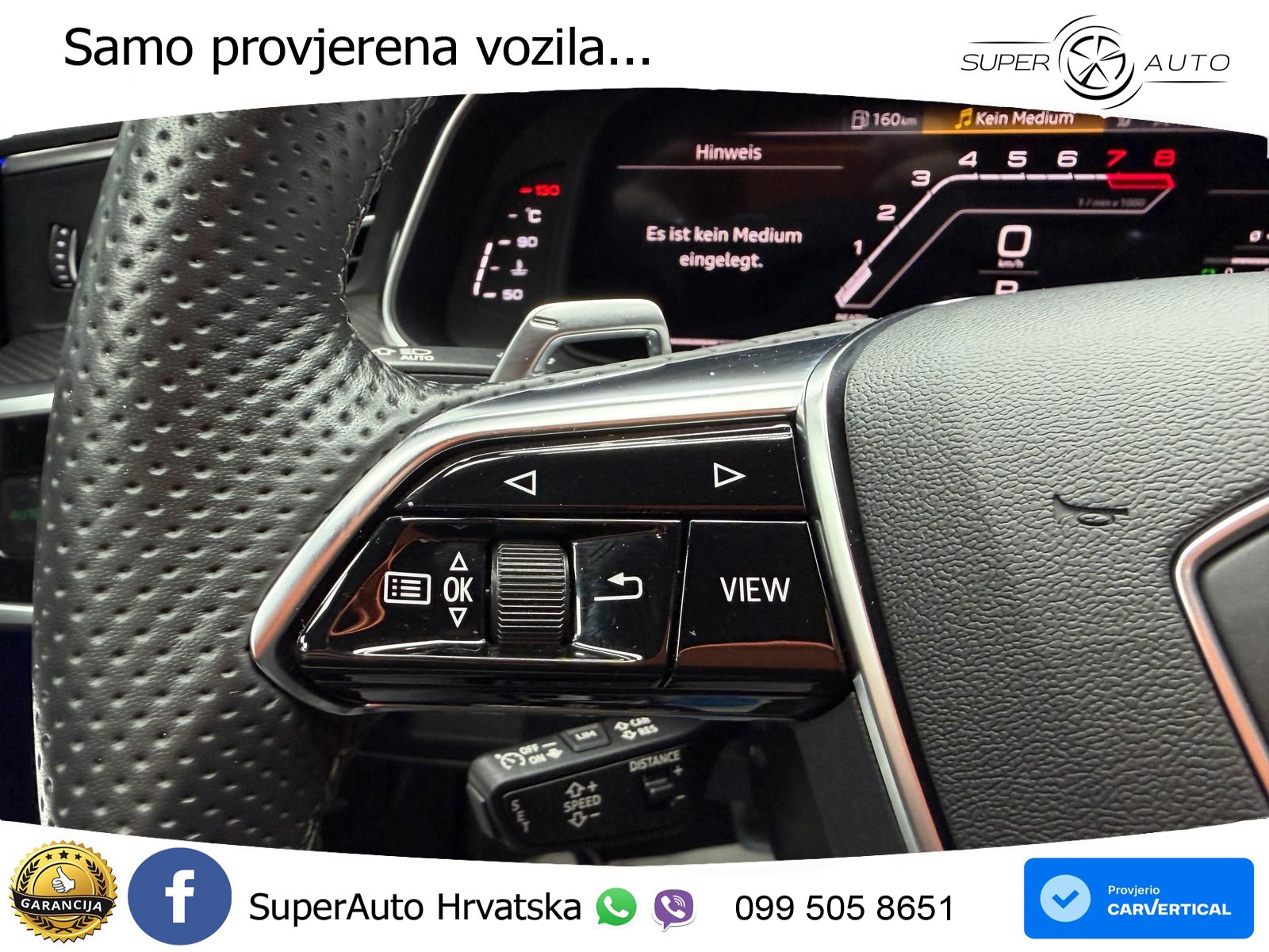 Audi RS6 Avant 4.0 TFSI V8 (600 KS) quattro Tiptronic ZRAČNI+ACC+GR SJED+KAM+PANO