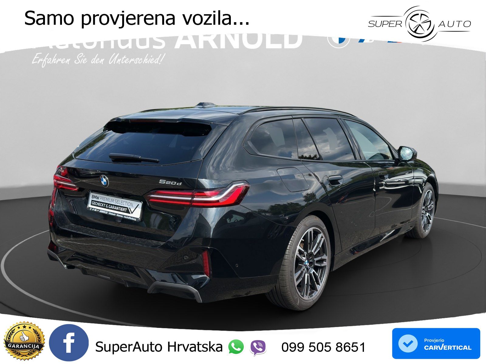 BMW 520d Touring (197 KS) xDrive Steptronic M Sport ACC+HEAD+4xGR SJED+360+PANO