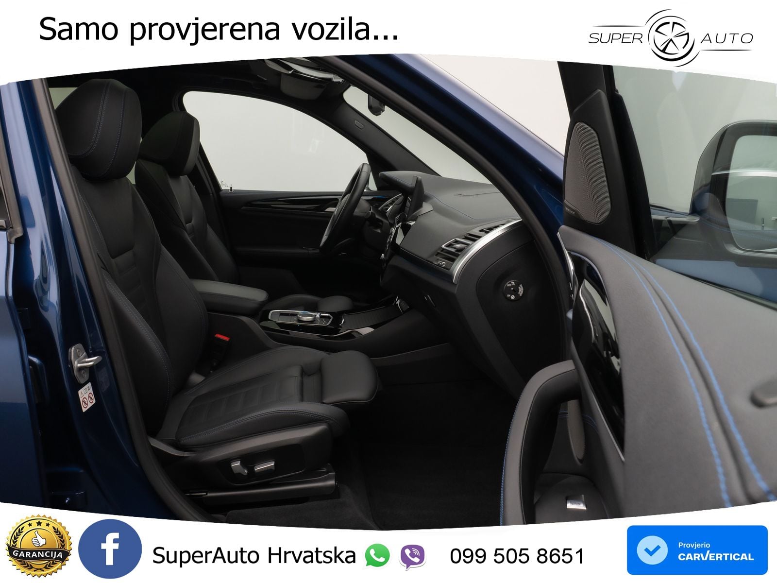 BMW iX3 80 kWh (286 KS) M Sport LED+GR SJED+ACC