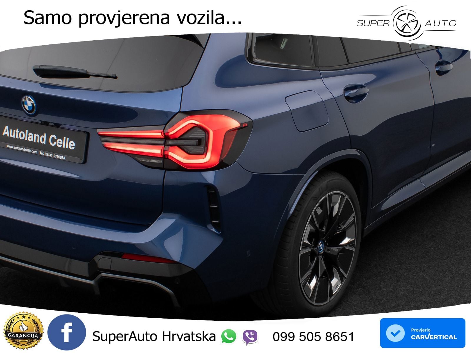 BMW iX3 80 kWh (286 KS) M Sport LED+GR SJED+ACC