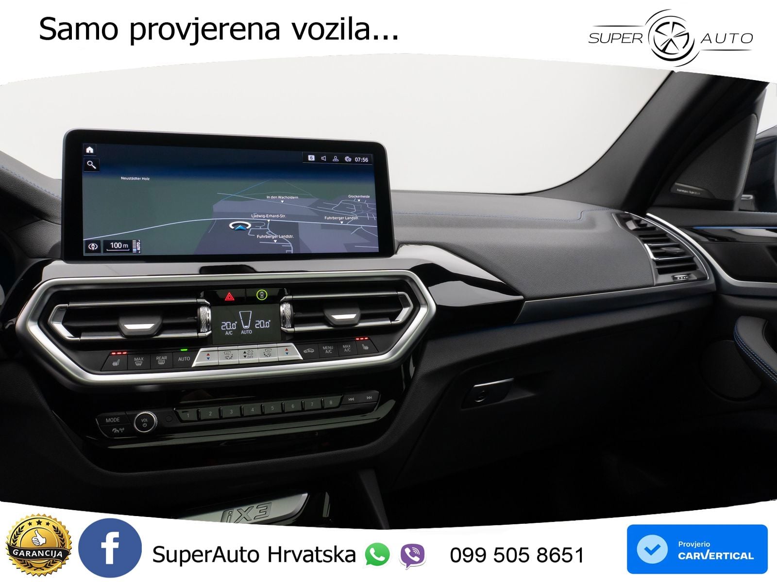 BMW iX3 80 kWh (286 KS) M Sport LED+GR SJED+ACC