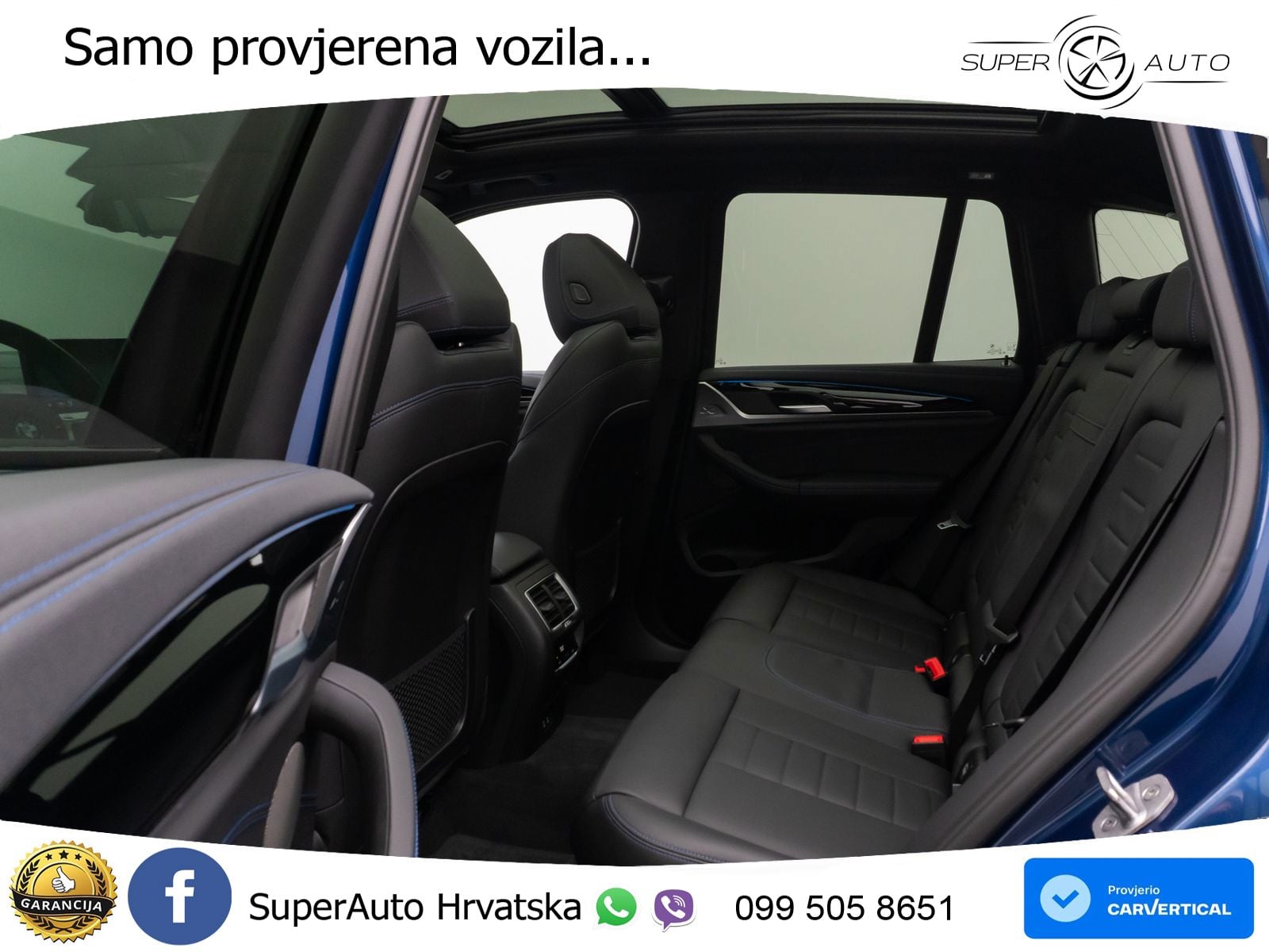 BMW iX3 80 kWh (286 KS) M Sport LED+GR SJED+ACC