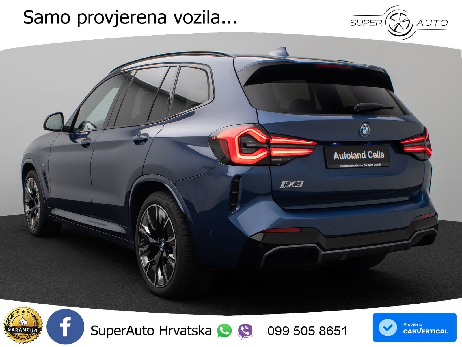 BMW iX3 80 kWh (286 KS) M Sport LED+GR SJED+ACC