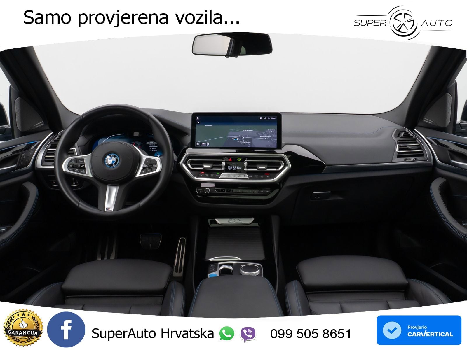BMW iX3 80 kWh (286 KS) M Sport LED+GR SJED+ACC