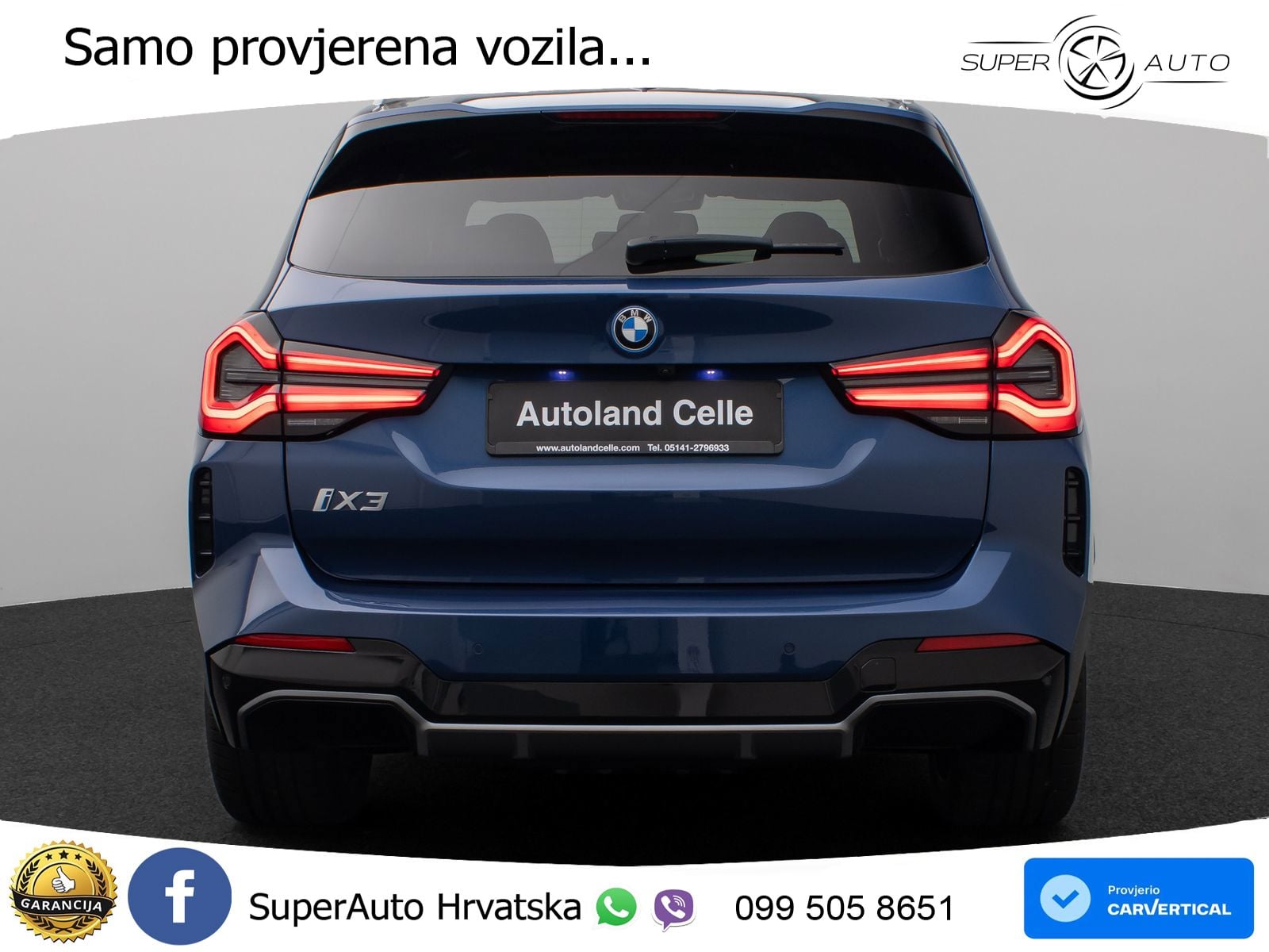 BMW iX3 80 kWh (286 KS) M Sport LED+GR SJED+ACC