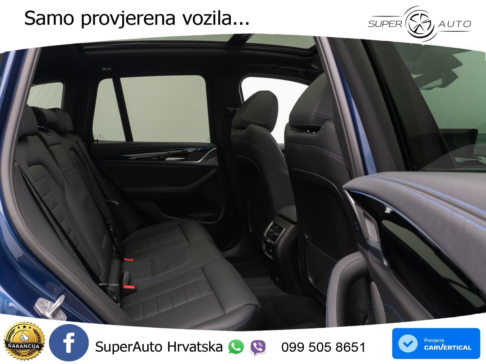BMW iX3 80 kWh (286 KS) M Sport LED+GR SJED+ACC