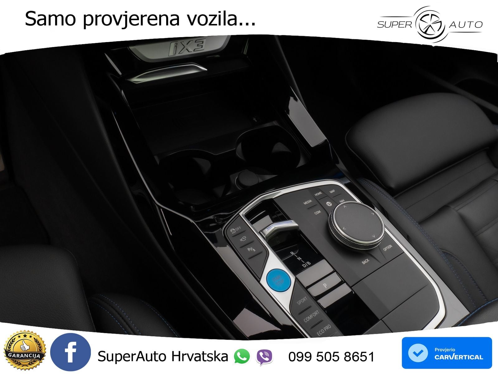 BMW iX3 80 kWh (286 KS) M Sport LED+GR SJED+ACC