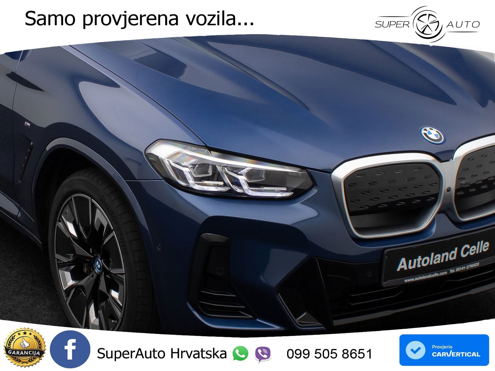 BMW iX3 80 kWh (286 KS) M Sport LED+GR SJED+ACC