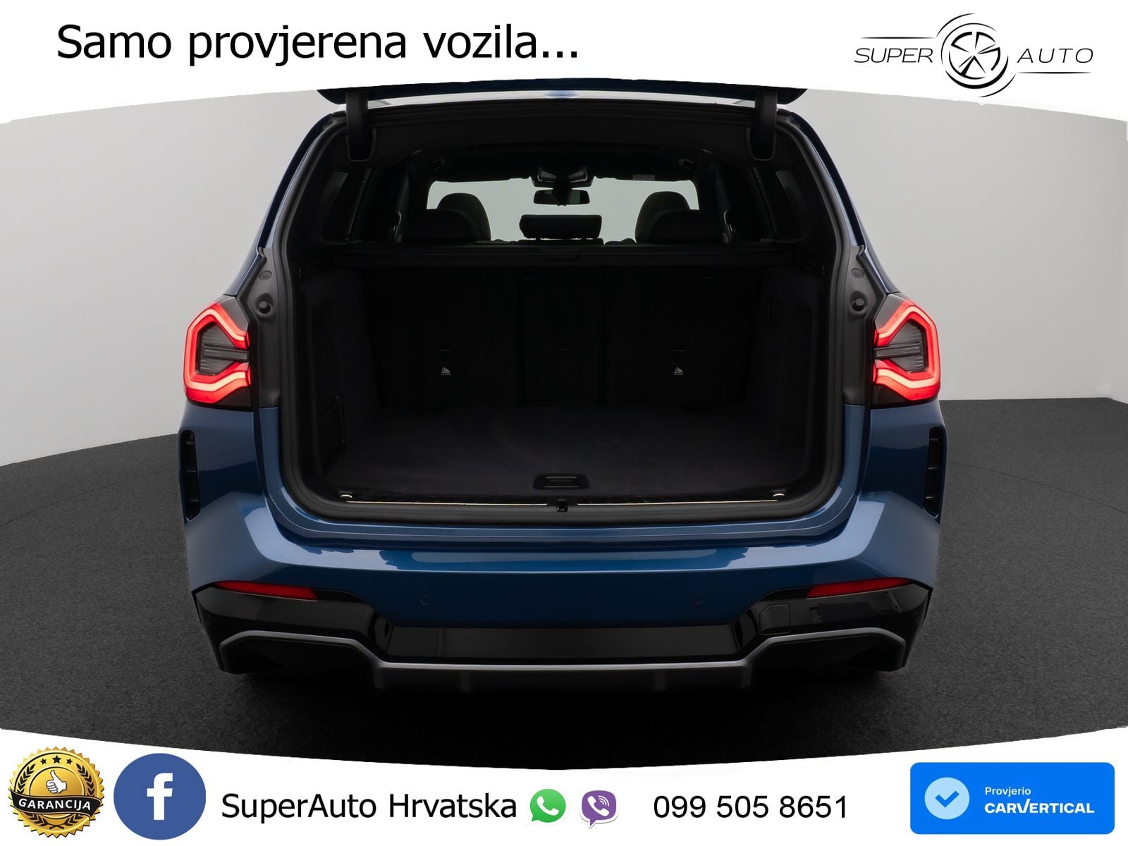 BMW iX3 80 kWh (286 KS) M Sport LED+GR SJED+ACC