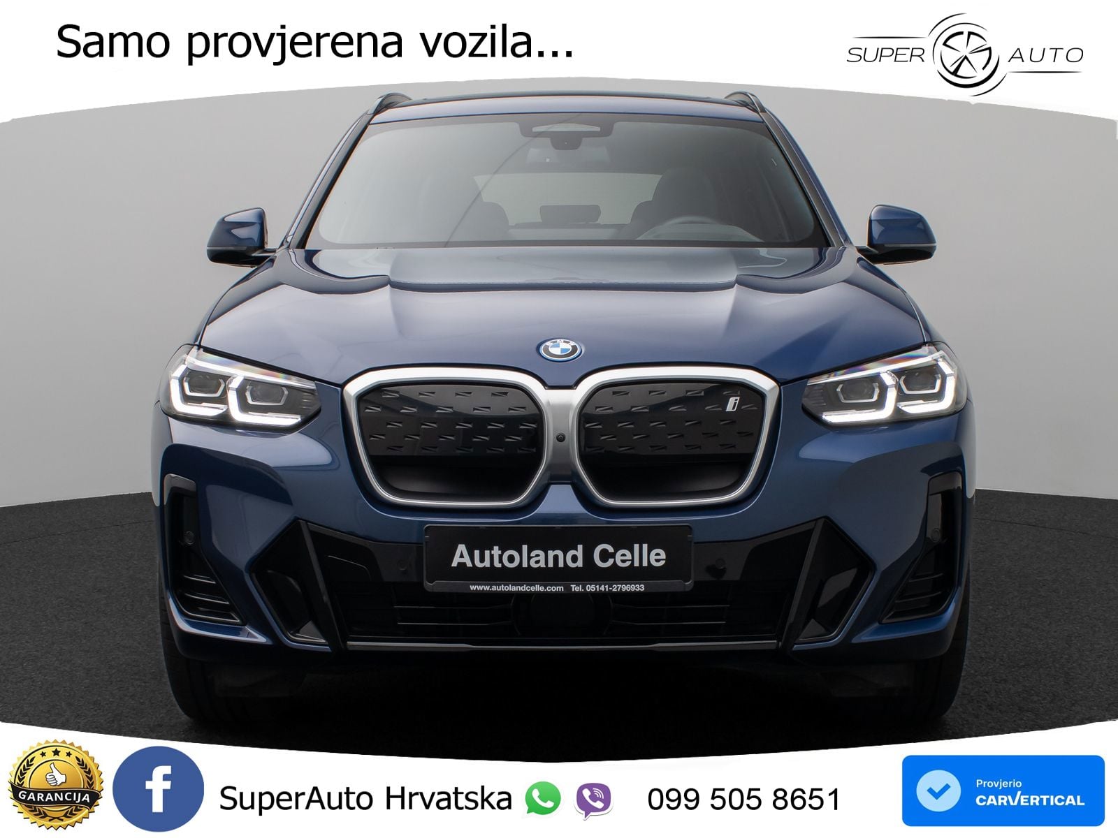 BMW iX3 80 kWh (286 KS) M Sport LED+GR SJED+ACC