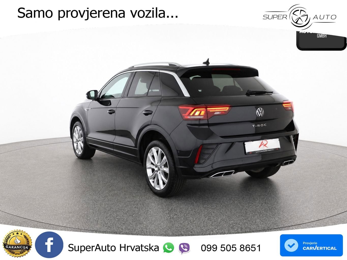 Volkswagen T-Roc 1.5 TSI (150 KS) DSG R-Line LED+GR SJED+ACC