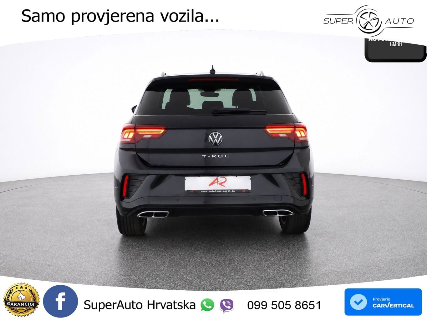 Volkswagen T-Roc 1.5 TSI (150 KS) DSG R-Line LED+GR SJED+ACC