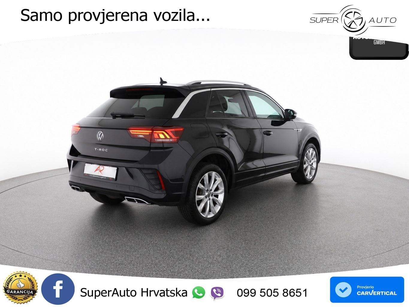 Volkswagen T-Roc 1.5 TSI (150 KS) DSG R-Line LED+GR SJED+ACC