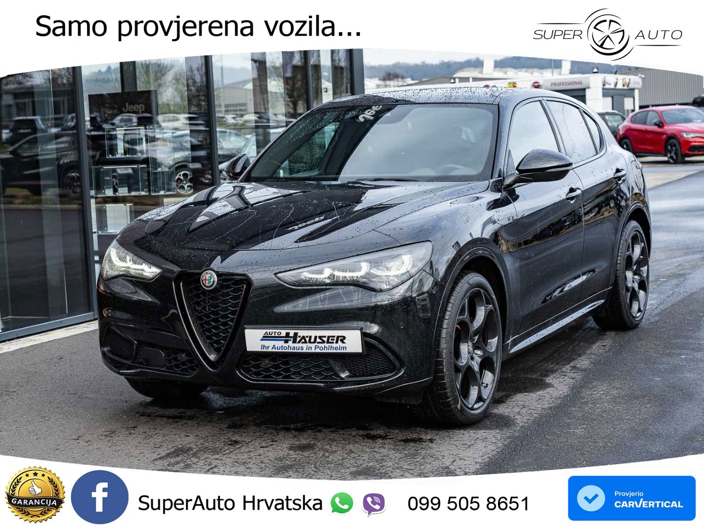 Alfa Romeo Stelvio 2.2 MultiJet II (210 KS) Q4 Automatic LED+GR SJED+ACC