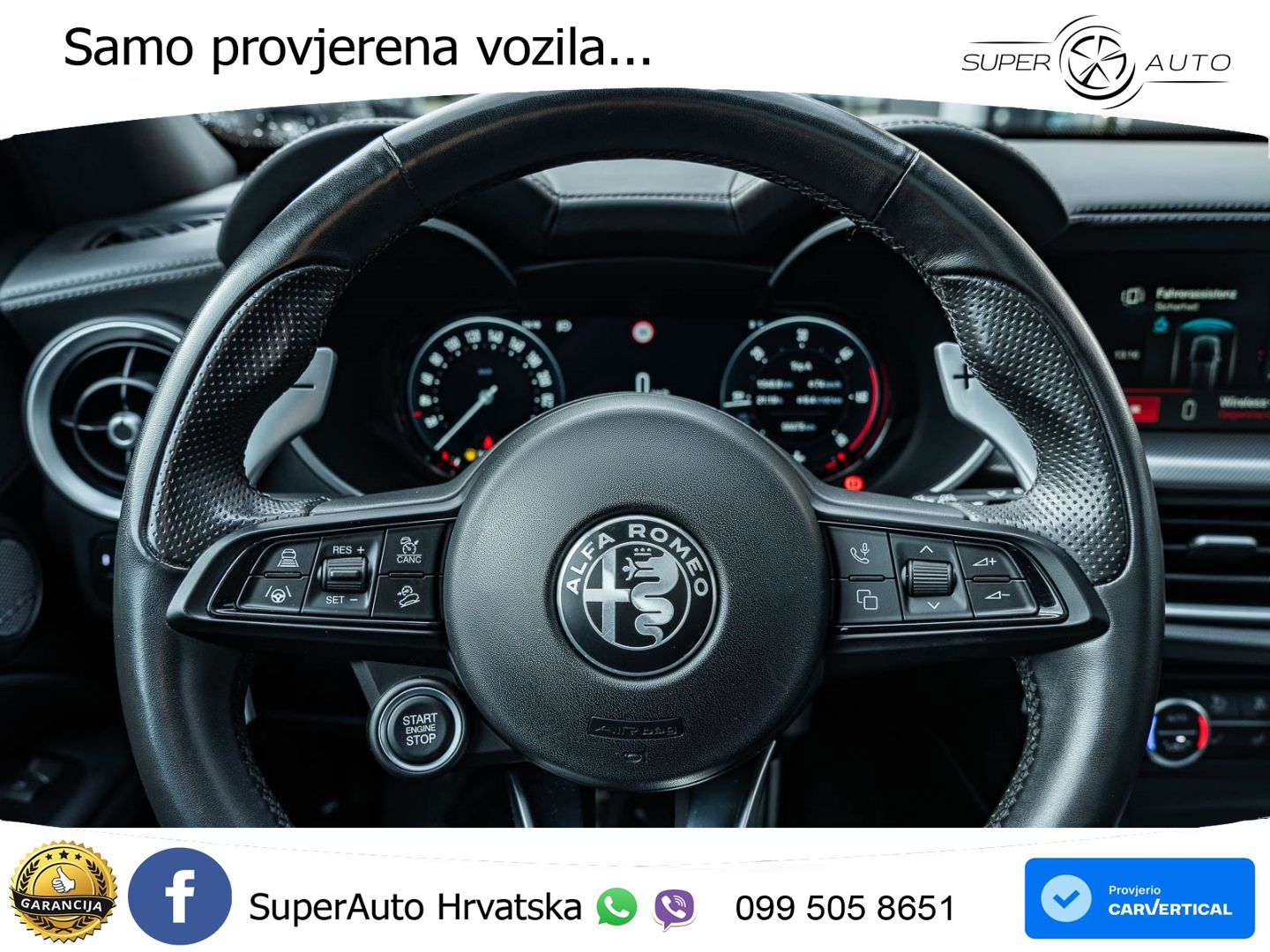 Alfa Romeo Stelvio 2.2 MultiJet II (210 KS) Q4 Automatic LED+GR SJED+ACC