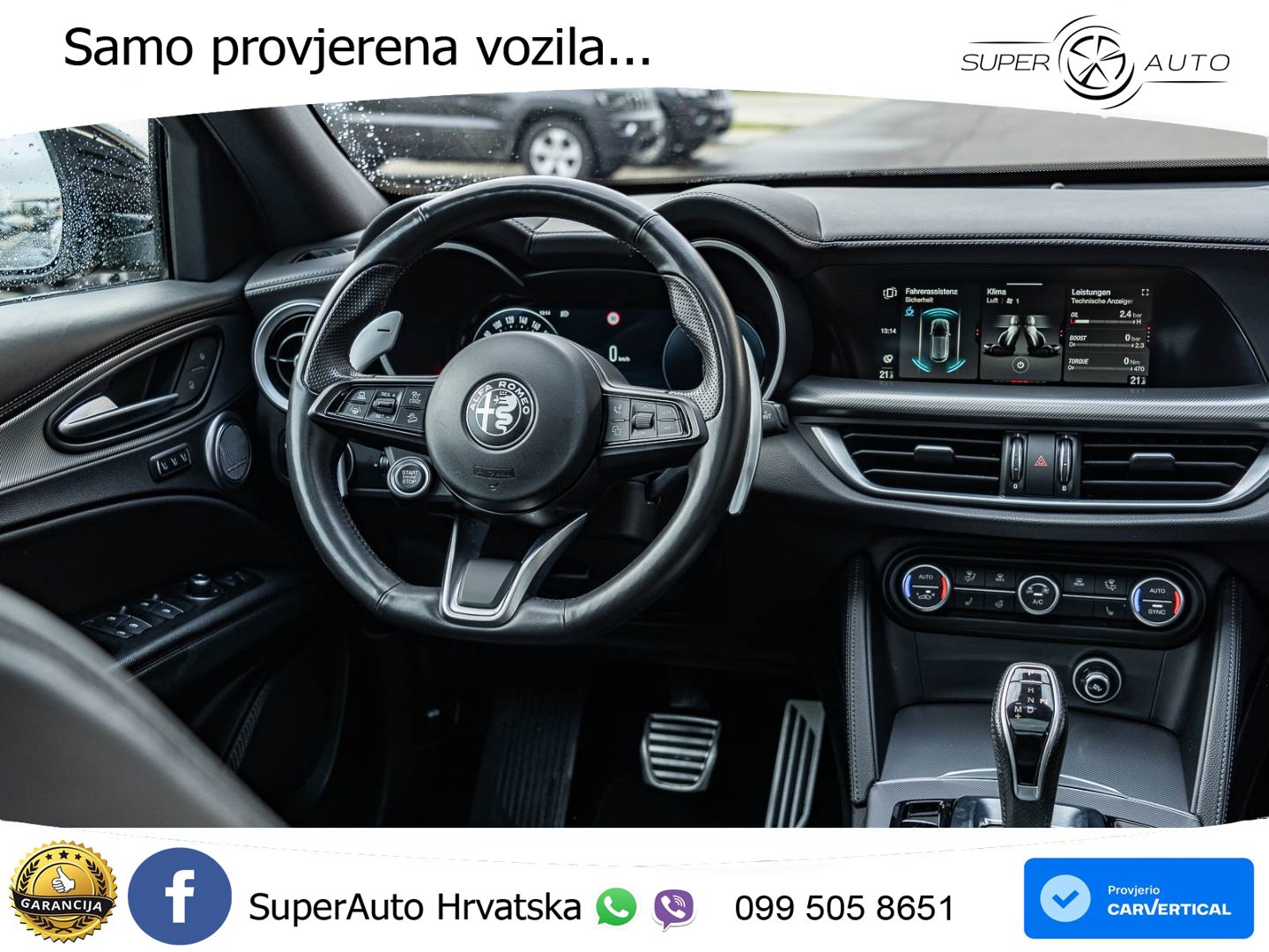 Alfa Romeo Stelvio 2.2 MultiJet II (210 KS) Q4 Automatic LED+GR SJED+ACC