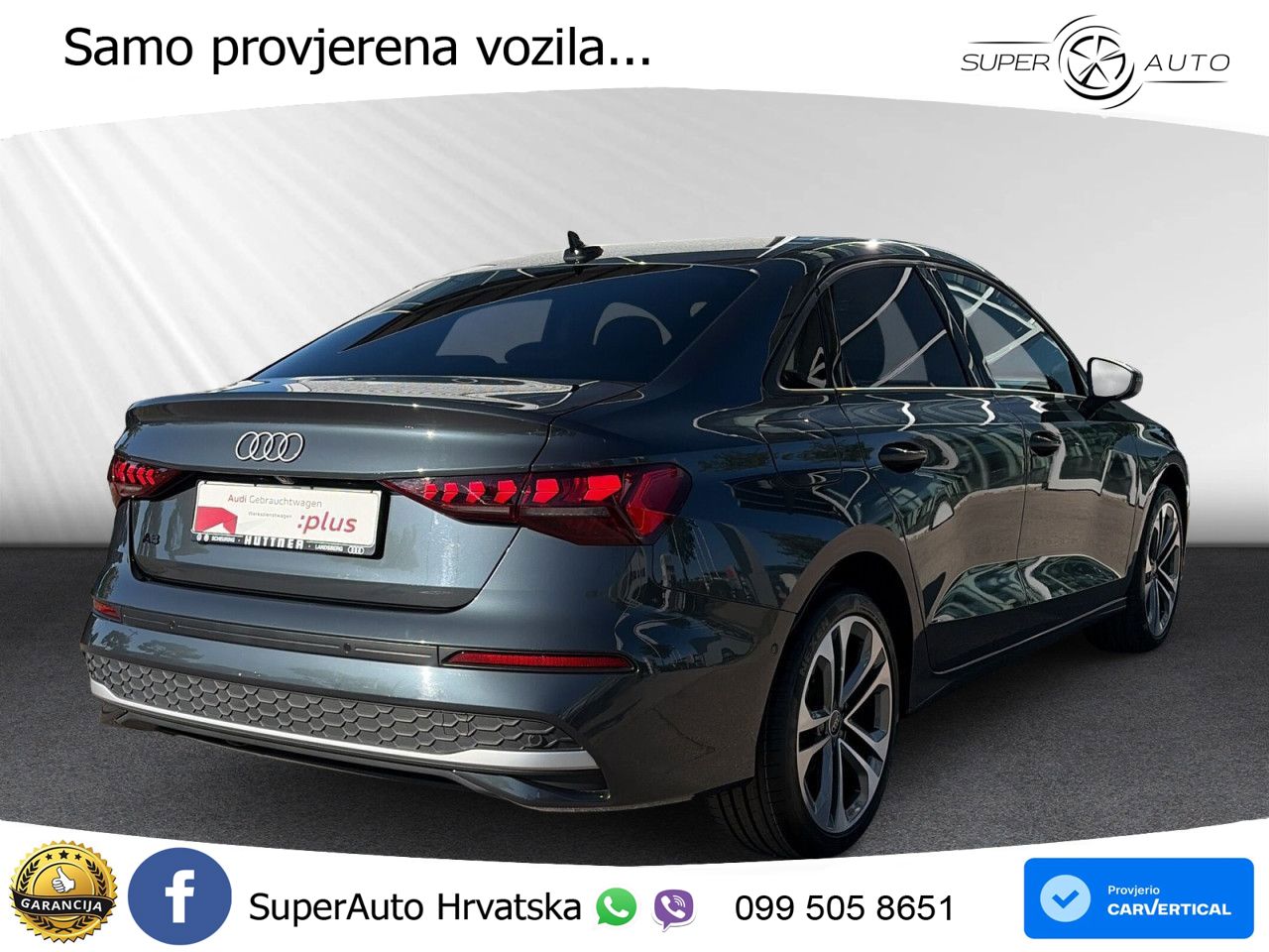 Audi A3 Limuzina 35 TFSI (150 KS) S tronic LED+GR SJED+ACC