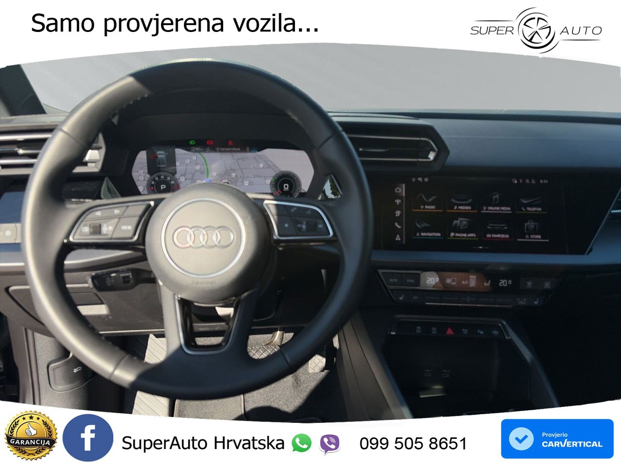 Audi A3 Limuzina 35 TFSI (150 KS) S tronic LED+GR SJED+ACC