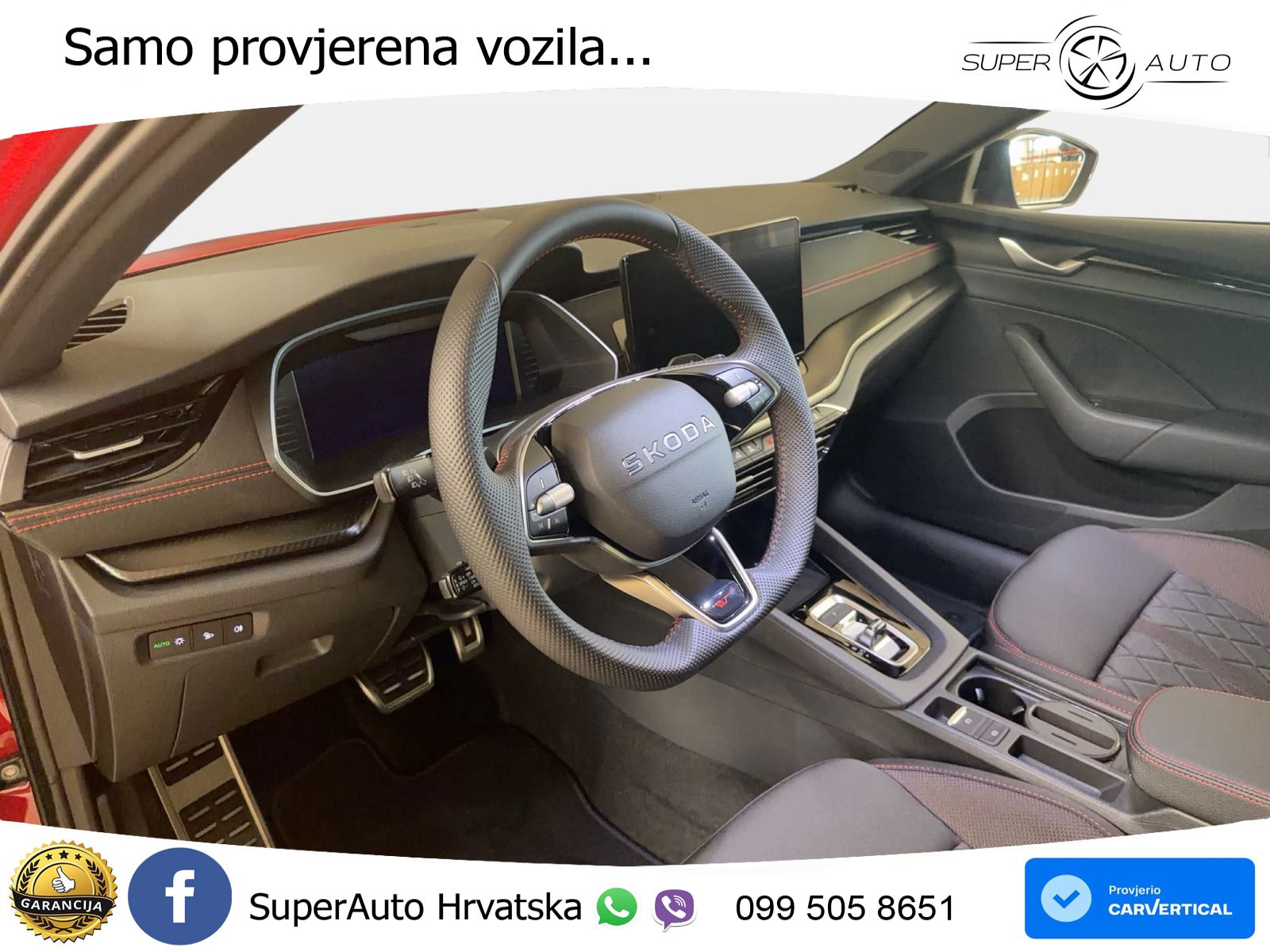 Škoda Octavia Combi RS 2.0 TSI (265 KS) DSG LED+GR SJED+ACC