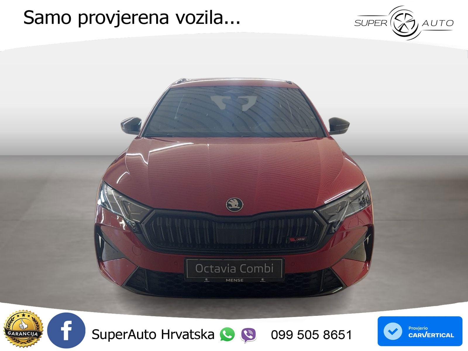 Škoda Octavia Combi RS 2.0 TSI (265 KS) DSG LED+GR SJED+ACC