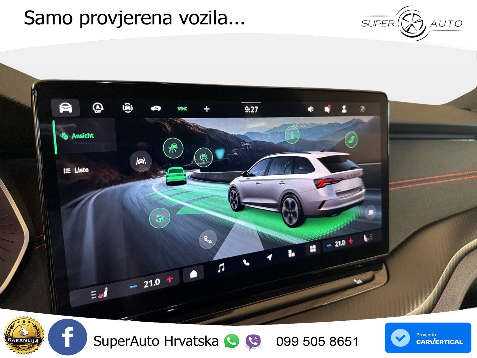 Škoda Octavia Combi RS 2.0 TSI (265 KS) DSG LED+GR SJED+ACC