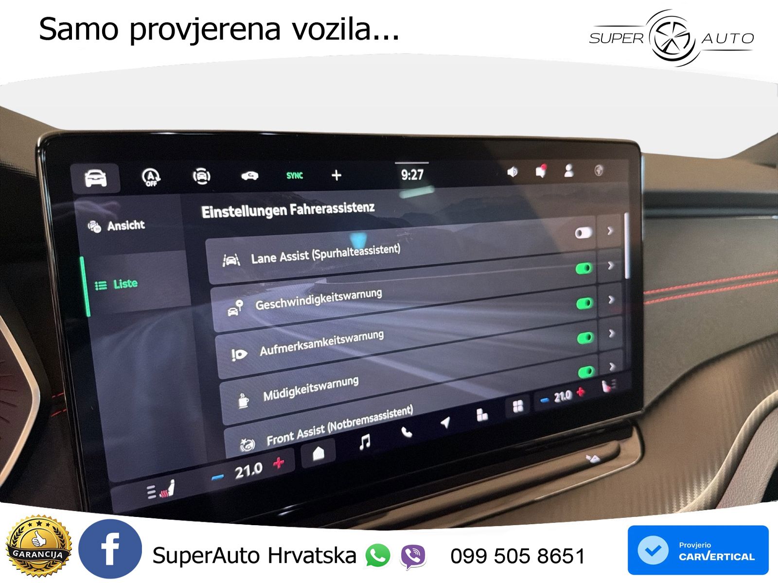 Škoda Octavia Combi RS 2.0 TSI (265 KS) DSG LED+GR SJED+ACC