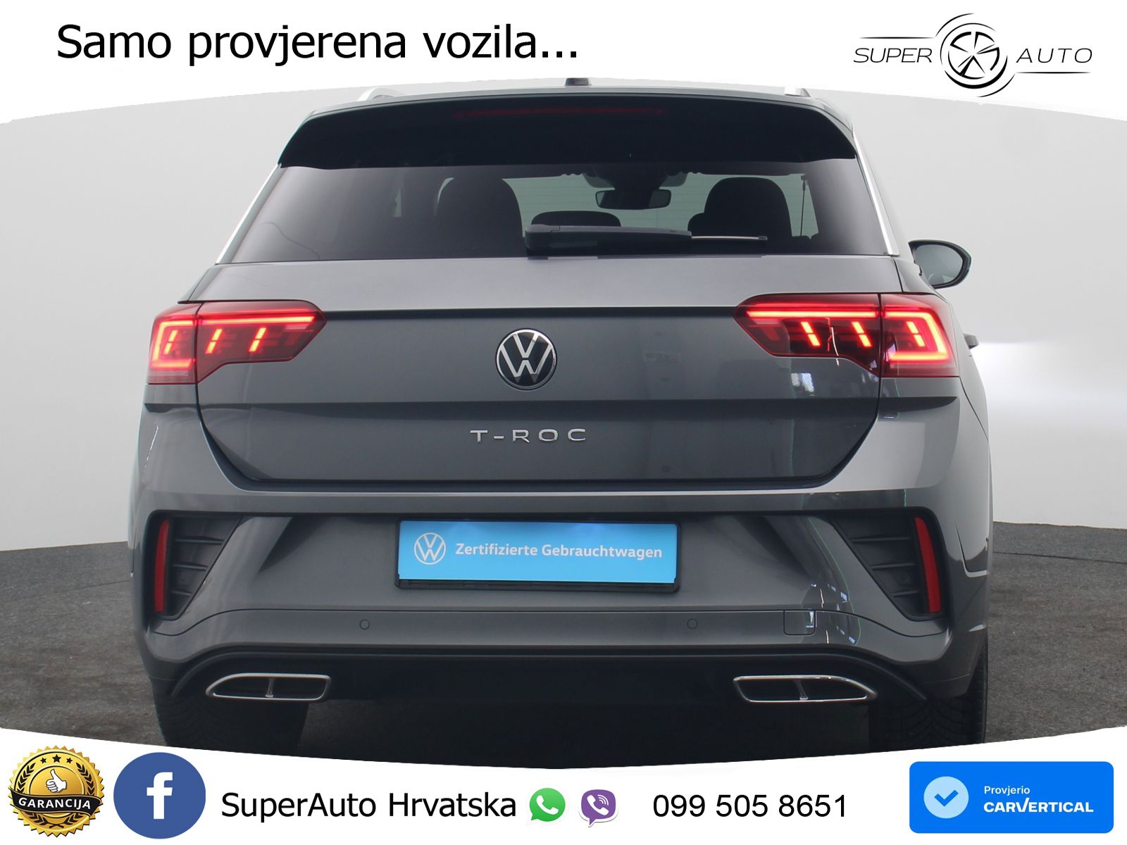 Volkswagen T-Roc I 1.5 TSI (150 KS) DSG MATRIX+GR SJED+KAM